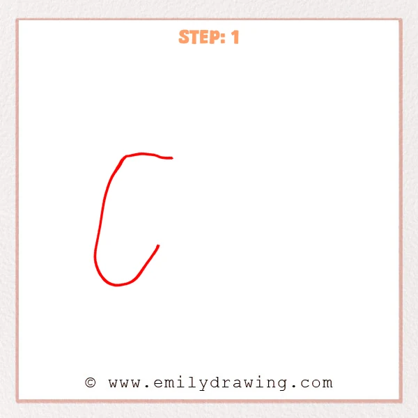 how to draw a ps4 controller - Step 1